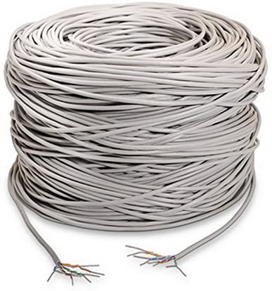 Nanocable Bobina de Cable de Red Cat6e UTP Rígido AWG24 305m Gris